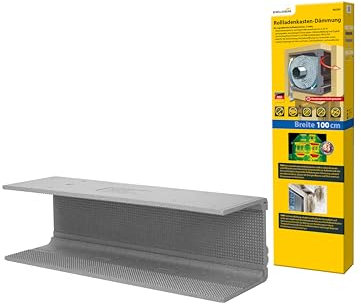 Schellenberg 66285 Lot de 3 panneaux isolants pour caisson de volet roulant 100 x 28,5 x 28 cm/13 mm, connexion simple, isolation thermique et phonique, protection contre les moisissures et les