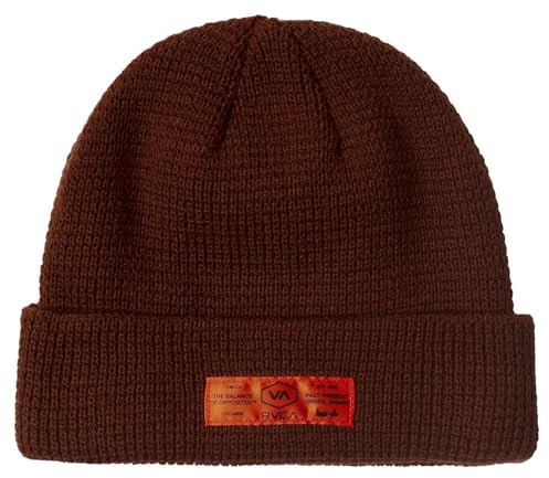RVCA Chainmail Beanie - Rohleder Braun, braun, Einheitsgröße