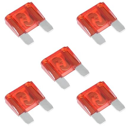 CGEAMDY 5 Stück Universal-Autosicherungen Blade Fuses, 32V Inline Flachsicherung Wasserdicht Halter, Standard Plug-In Blade Fuse Für Auto, ATV, Boot, Marine(50A)