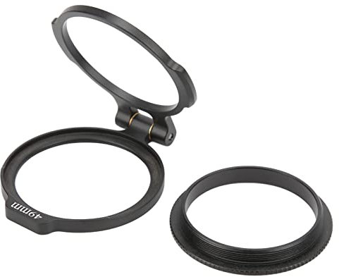 Cyrank Support De Filtre en Métal, 49/58/67/72/77/82 Mm, Anneau Adaptateur De Filtre, Anneau De Filtre D'appareil Photo, Accessoire D'objectif, Support De Filtre D'objectif pour Filtres(49mm)