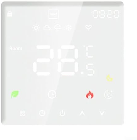 Smart Thermostat Programmable LCD , for TUYA WiFi/No wifi Thermostat Digital Underfloor Heating Temperature Controller for Electric Floor Heating System(16A - WFI)