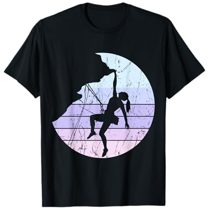Klettern Kletterer Bergsteigen Bouldern Kletter Mädchen T-Shirt
