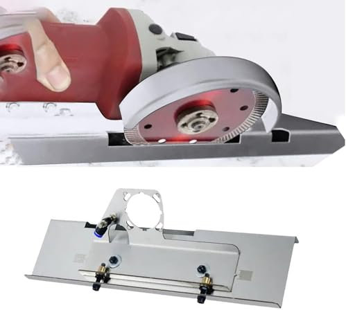 Angle Grinder Stand for Tile 45° Chamfer Cutting, Adjustable Angle Grinder Stand - Compatible with 100 Type Angle Grinder | Adjustable Margin | Professional Crabapple Corner Cutter(1PCS)