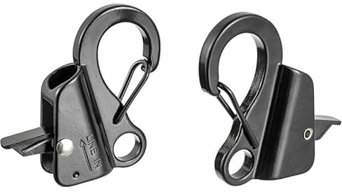 CDDCWZ Gancio per L'Ancoraggio della Barca, 2 Pezzi Gancio per Ancoraggio Barca di 316 Acciaio Inox, Gancio per L'Ancoraggio della Barca per Sicurezza dei Carichi in Kayak Auto Barche Camion