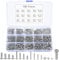M2 M3 M4 Bolts and Nuts Set, 720 Pcs Metric Torx Drive Round Head Screws Bolts Set, Nuts and Bolts Set, Pan Head Machine Screws and Nuts Assortment Kit for Home Bicycle Motorcycle Repair (720)