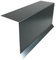 Gastro-Blechdesign 200cm Ortblech - Ortgangblech Anthrazitgrau RAL7016-7x16cm Ortgangwinkel - 2 Meter Winkelblech - Dach Abschluss-Blech Dachrandblech - Dach Kantblech