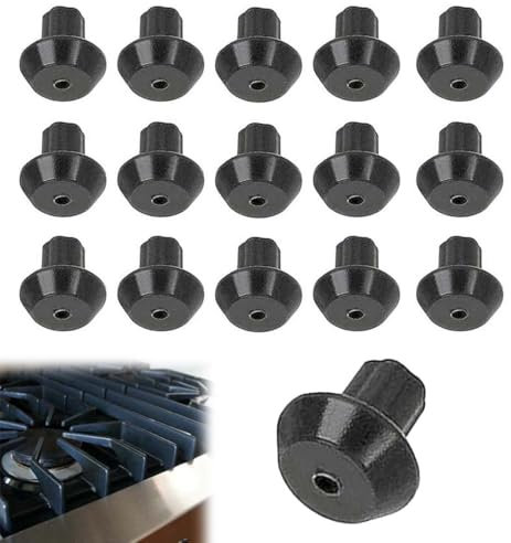 XUZOPIM 16 Pieces Rubber Feet Replacement Rubber Feet For Stoves Gas Stove Footrest Burner Feet Grill Rubber Feet For Gas Stove Grill Feet Gas Stove Part Rubber Feet