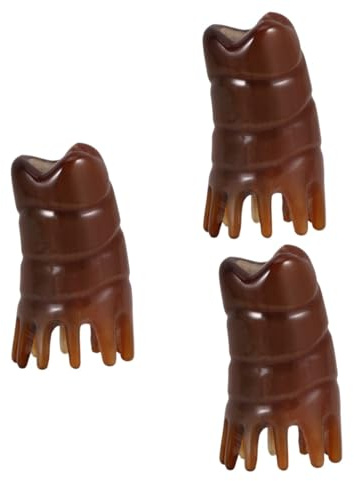 Healeved 3stücke Kreative Kopfhaut Massagebürste -horn Shampoo Bürste Durchblutung Und Entspannung Ergonomisch Gestaltet Für Effektive