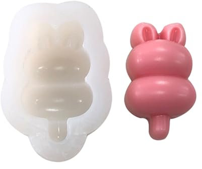 Silikonformen in Hasenform für Seife, Weihnachtsdekoration, Gips, Ornamente, Ostern, Geschenk, Epoxidharz