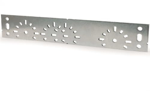 Pipetec Montageplatte gerade mit 6 Schrauben, 73mm, 80mm, 100mm, 153mm | für Schraubfitting-, Steckfitting- und Pressfitting Wandwinkel