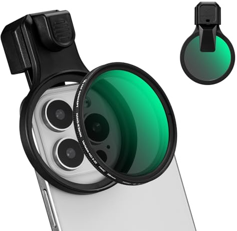 K&F CONCEPT 58mm Universeller Filterclip für Handy mit Druckknopf