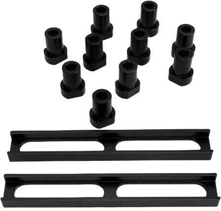 Ejoyous Woodworking Bench Dog, Work Bench Dogs 10PCS Non Slip Pads with 2 Bases for 20mm Hole Workbench