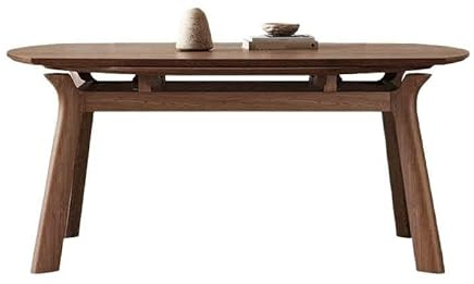 Wutaihill Esstisch aus Holz – Moderner, massiver, ausziehbarer, wandelbarer, Kleiner runder Klapptisch aus Holz for Wohnzimmer und Haushalt(1.35m)