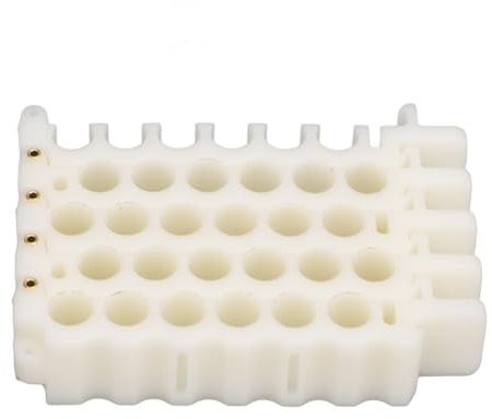 ZAWELIYO Herramienta Organizadora y Agrupadora de Cables, Herramienta Agrupadora Organizadora de Orificios de 9 Mm, Peine con Orificios para Cables de Cobre ABS para CAT5 CAT6 CAT7 (6x4 Agujeros)