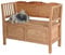 Unbekannt Truhenbank „Villa NOABELLE“ – Shabby Chic Landhausbank (80×103×42 cm) mit aufklappbarer Truhe & nostalgischen Gebrauchsspuren mxa048 Palazzo Exklusiv