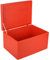 Creative Deco XXL Rot Große Holzkiste mit Deckel | 40x30x24 cm (+/-1cm) | Holztruhe Erinnerungsbox Baby Holzbox mit Deckel Kasten | Für Dokumente, Spielzeuge, Werkzeuge | ROH, UNGESCHLIFFEN