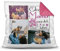Print Royal Foto-Kissen inkl. Füllung zum Selbstgestalten - für Mama - mit eigener Collage und Spruch - Bestes Fotogeschenk/Geburtstagsgeschenk - Farbkissen Rückseite Pink