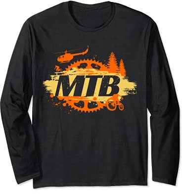 SICK MTB Downhill Jersey Fahrrad Geschenk Mountainbike Langarmshirt