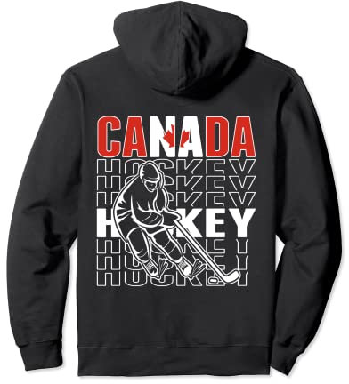Canada Ice Hockey Fans Trikot – Support Canadian Hockey Team Pullover Hoodie