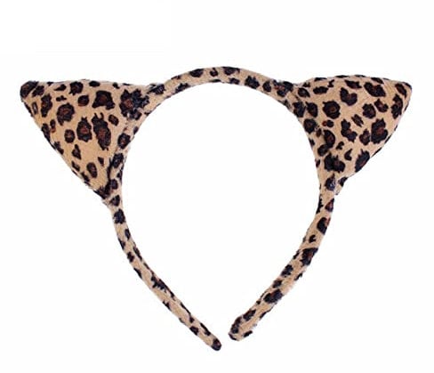 She's Shining Pointed Leopard Headband, Wide Knot Bow Headband Leopard Headband Cheetah Hairband Hair Accessories