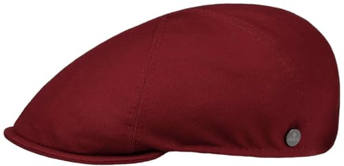 LIERYS Uni Cotton Flatcap Klassische Form Schiebermütze mit Stretchfutterband Herren Made in Italy Frühjahr Sommer