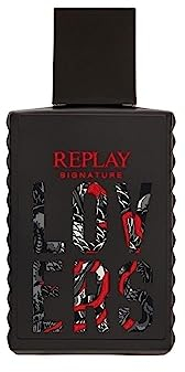 REPLAY - Signature Lovers for Man Eau de Toilette - holzig, fruchtig, intensiv, aromatisch, energisch und einzigartig, 30 ml Flasche