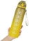 SEASEVEN Water Bottle with Straw 1L,Boys Water Bottles with Straw 1 Litre,Waterbottle Leak-Proof Sports Water Bottle,Plastic Drinks Bottles Toxin Free，Bpa-Free (Yellow)