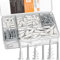 INCLY 3 Size 310PCS Self Drilling Drywall Anchors Kit, 155 Plastic Dry Wall Anchors and 155 Philips Screws Assortment for Hanging and Mounting with Case, Self Drilling Sheetrock Gypsum Anchors