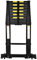 HBTower Scala telescopica da 6,3 metri con piedini antiscivolo, leggera scala pieghevole in alluminio per soppalchi, camper, esterni ed interni, capacità di 150 kg.Nero