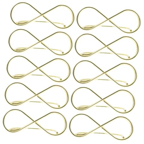 SEWACC 20St Zettelhalter Kartenhalter bürodeko schreintischorganizer schreibtischdeko Klemme beachten Namenskartenhalter-Clip Notenklammer aus Metall Desktop-Kartenhalter Kohlenstoffstahl