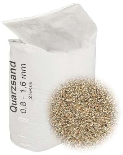 vidaXL Sabbia Filtrante 25 kg 0,8-1,6 mm