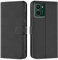 Verco Handyhülle für HMD Pulse/Pulse Pro/Pulse+ Hülle, Bookcase Tasche Flipcover für HMD Pulse Serie Case [Kartenfächer/Aufstellfunktion], Schwarz