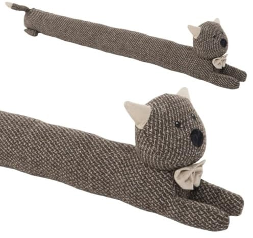 Boudin Coupe-Vent en Peluche Chat 90 x 27 cm