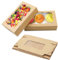 DAWRIS 20 biscuit boxes with window Kraft paper biscuit box Brown paper cupcake box Cake box with clear window Transport box Cardboard snack box Biscuit packaging 17.8 x 11 x 3.9 cm