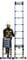 Extra Tall Heavy Duty Aluminum Telescoping Extension Ladder 28 Ft / 8m Portable and Extendable for Outdoor Work Tallest Ladder for Maximum Reach Black Color