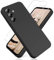 YiKaDa - Funda para Samsung Galaxy A16 4G/5G & [2 Unidades] Cristal Templado Protector de Pantalla, Cáscara Suave de Silicona TPU Líquida - Negro