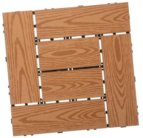 Housoutil Elegante Ineinander Greifende Terrassenfliesen Robuster Bodenbelag Für Den Außenbereich Für Hof Garten Terrasse Und Wege