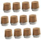 Generisch 12St Kork Wasserflasche isolierflasche the cleaner küchenzubehör küche accessoires Wasserkocher Stopper hydro wasserkrug Wasserkocher Ersatzstopfen Stecker für Vakuumflasche Holz