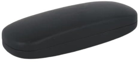 Boolavard Unisex Hard Shell Eyeglasses Cases, Protective Case For Glasses (Black)