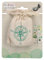 Butzon & Bercker Kompass - Mit Jesus auf dem Weg. Hochwertiger Taschenkompass aus Metall für Kinder zum Aufklappen, Orientierungshilfe geschützt im Leinenbeutel. Outdoor-Tool als kleines Geschenk