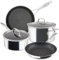 Circulon Scratch Defense Stainless Steel Pan Set: 4 Piece Induction Hob Pan Set with Extreme Non Stick, Induction & All Hob Suitable