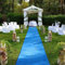 Gang Läufer für Hochzeiten Outdoor Blau Boden Teppich Läufer 140gsm Bodenteppich für Zeremonie Prom Event Party Ornamente