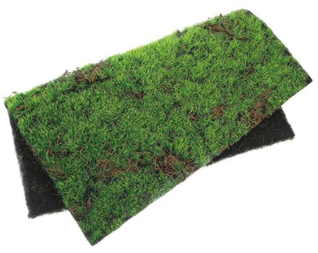 SHINEOFI Pelouse Simulée De Mousse Tapis D'herbe De Balcon Tapis D'extérieur Vert Chemin De Table En Gazon Artificiel De Pelouse Fausse Mousse D'herbe Décor De Green Plastique