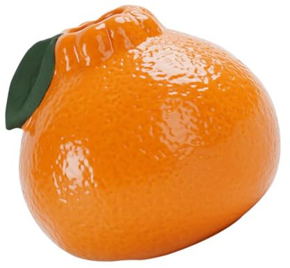 Keramische Blumenvase Orange Eleganter Tischdeko für Zuhause und Büro für Blumenarrangements und Kreative Dekorationen