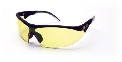 Caterpillar CSA-DIGGER-112-AF Filter Category 2-1.2 Yellow Lens Safety Glasses, Small