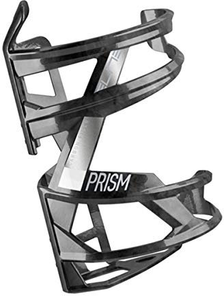 Elite Prism Carbon Porte-Bouteille Unisexe pour Adulte, Noir Brillant, Blanc, Taille Unique