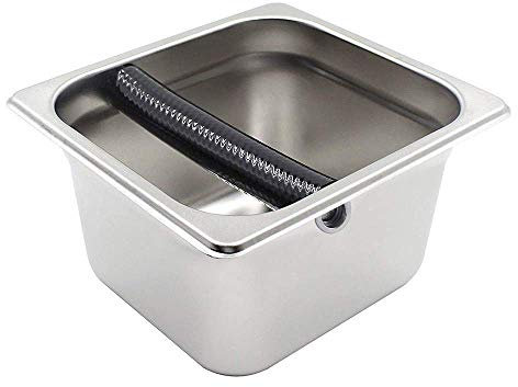 Linian Stainless Steel Coffee Knock Box Container for Coffee Ground Coffee Espresso Machine