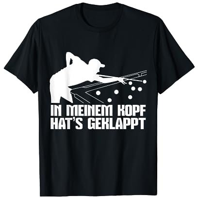 LUSTIGES POOLBILLARD SNOOKER POOL BILLARD T-Shirt