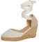 Lora Dora Womens Espadrille Wedge Sandals Nude UK 6
