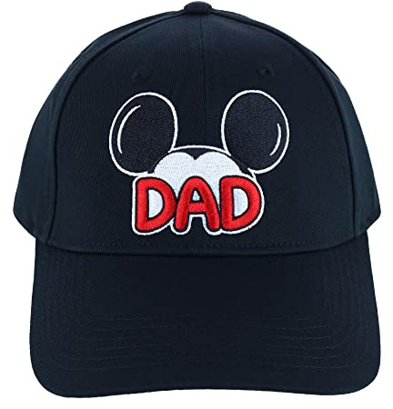 Disney Men's Mickey Mouse Dad Baseball Cap